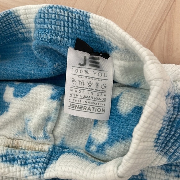 Tye die Waffle drop crotch joggers - Picture 5 of 6